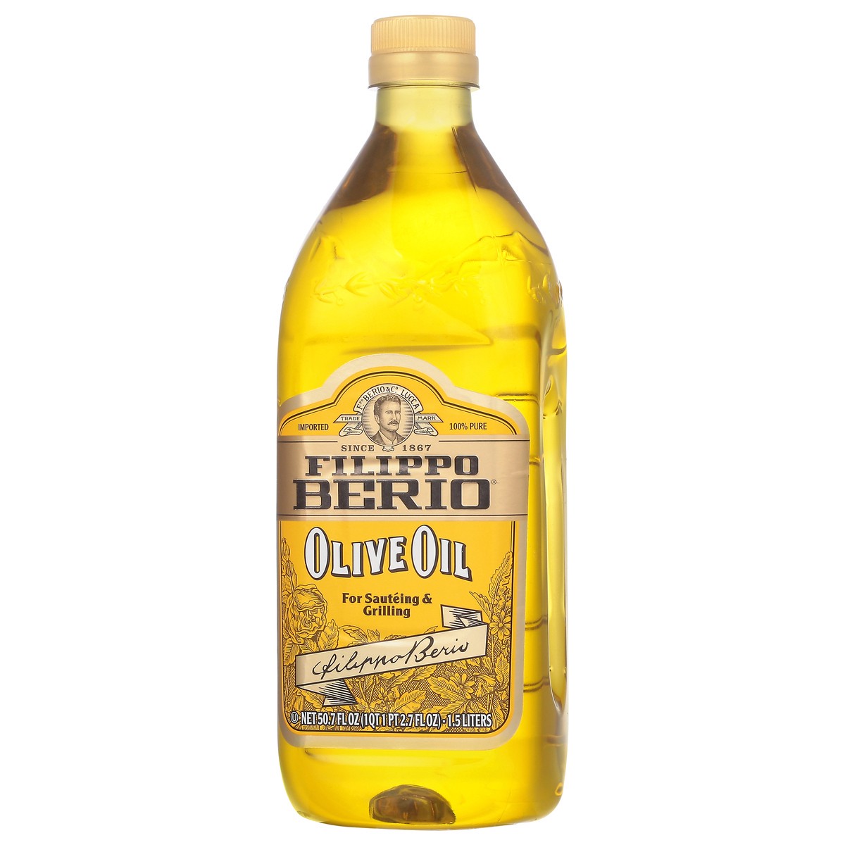 slide 3 of 9, Filippo Berio Olive Oil, 50.7 fl oz