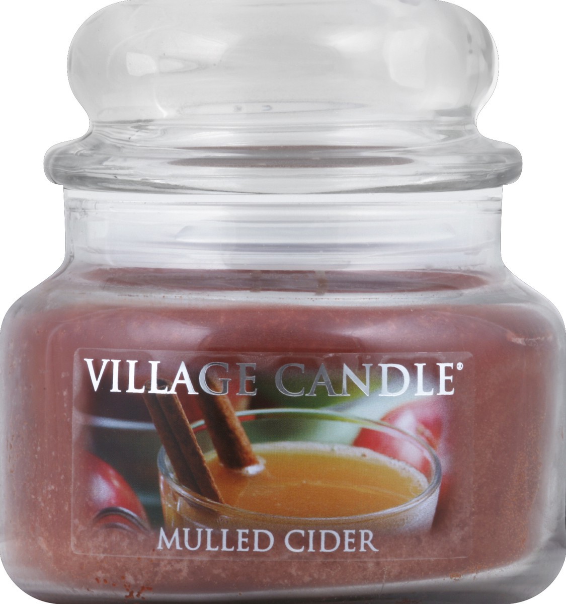 slide 2 of 2, Village Candle Village Mulled Cider Small Glass Dome - 11 OZ, 11 oz