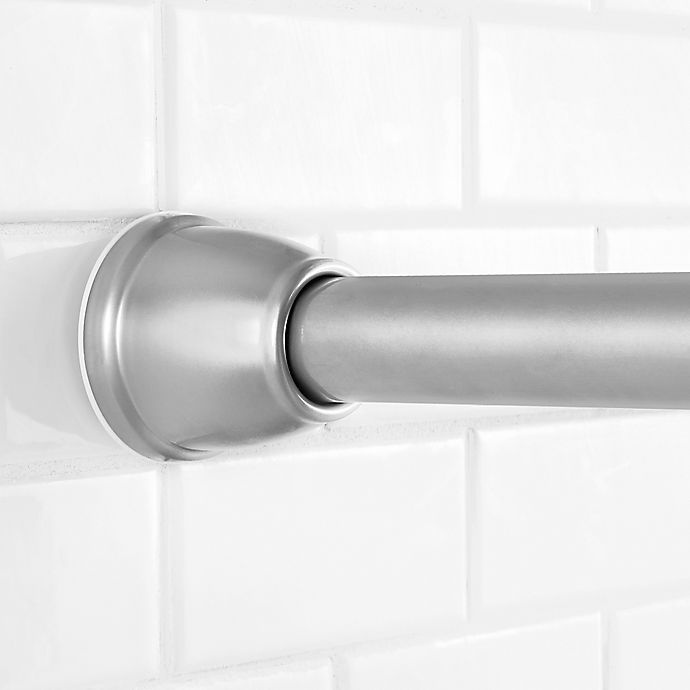 slide 1 of 1, Airia Luxury Never Fall Tension Shower Rod - Brushed Nickel, 72 in