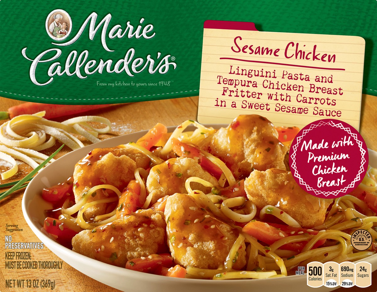 slide 10 of 13, Marie Callender's Sesame Chicken 13 oz, 13 oz