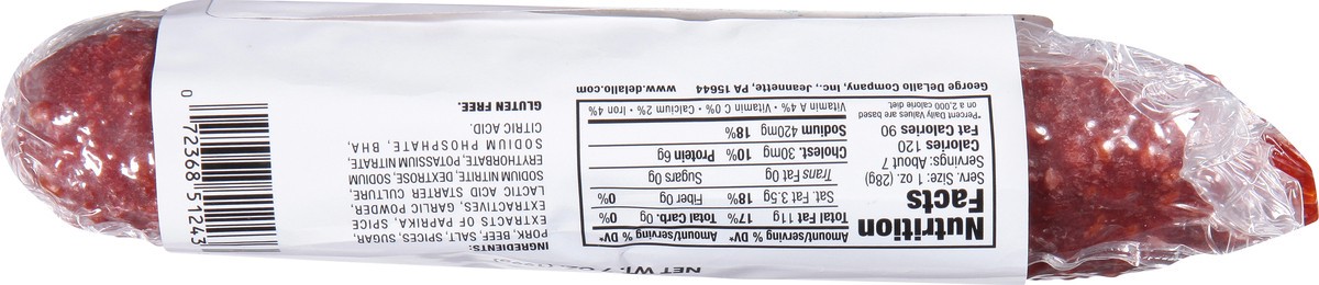 slide 8 of 13, DeLallo Short Stick Pepperoni, 7 oz