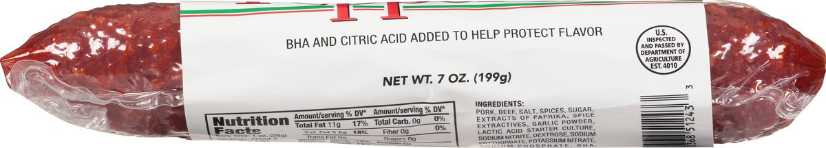 slide 13 of 13, DeLallo Short Stick Pepperoni, 7 oz