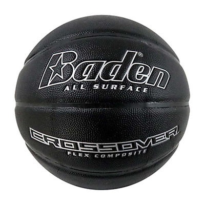 slide 1 of 1, Baden Crossover Black Flex CompositeBasketball, 29.5 in