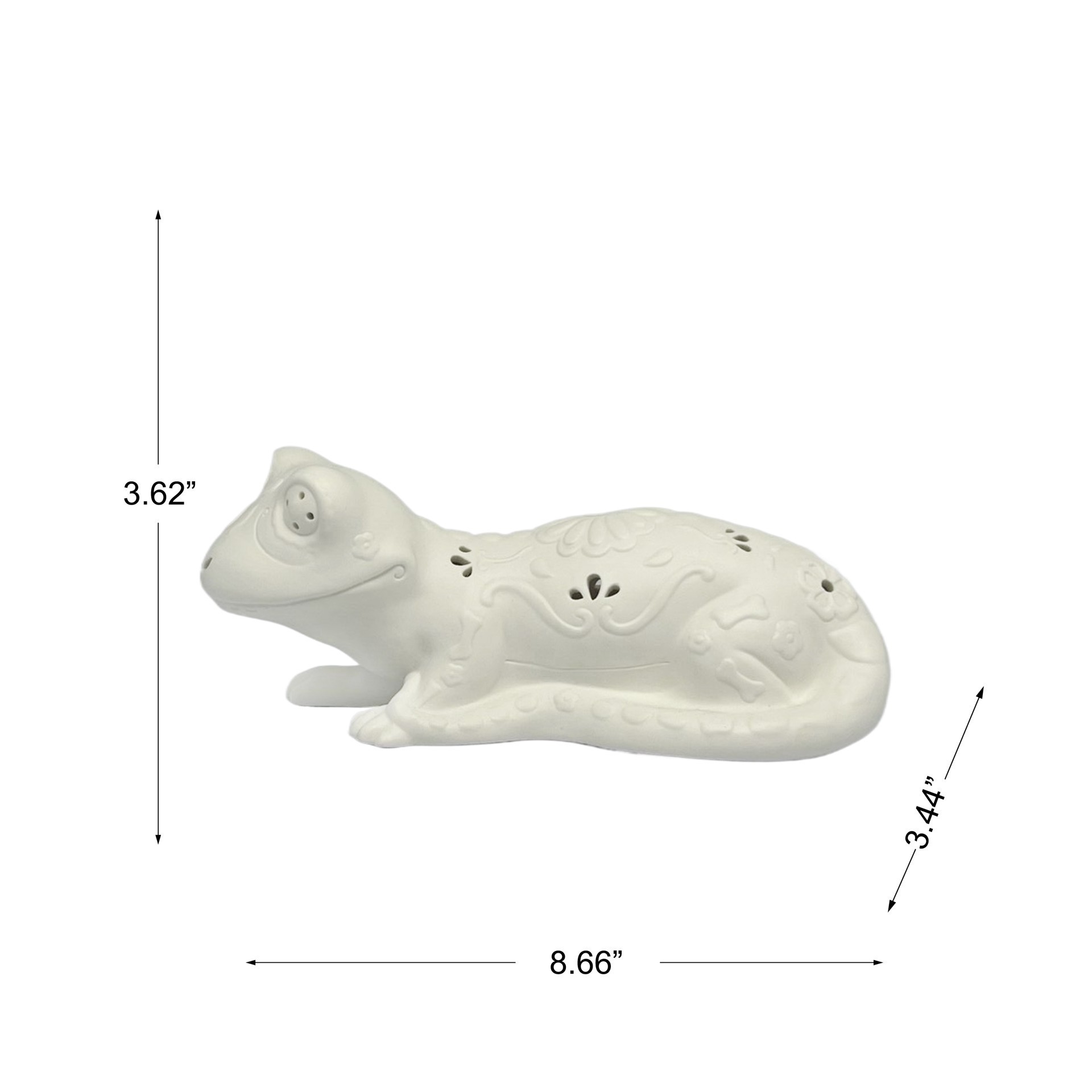 slide 2 of 8, 8.75" Diy Led Gecko Ceramic Decor By Ashland, 8.75 in