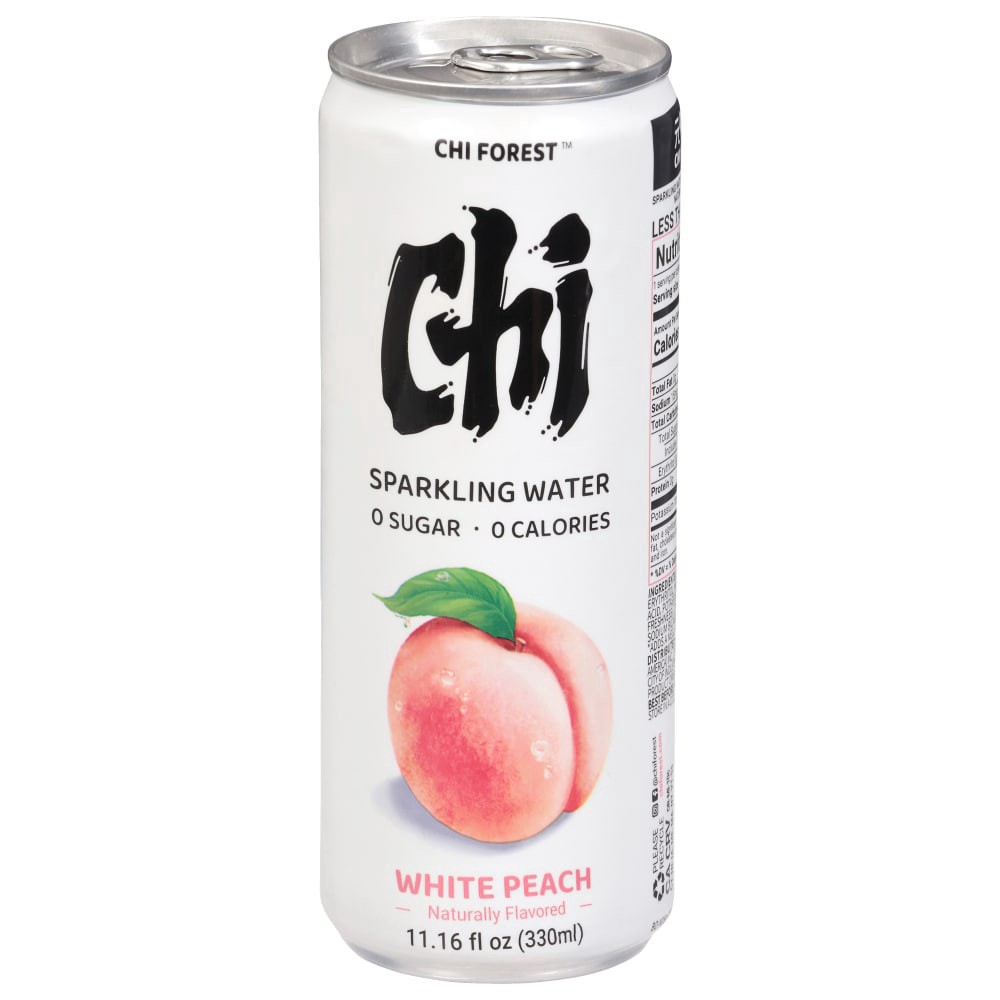 slide 2 of 2, Chi Forest Sparkling Water White Peach - 11.16 Oz, 11.16 oz
