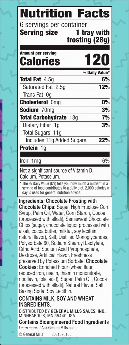 slide 3 of 9, DunkAroos Chocolate Cookies and Double Chocolate Frosting, 6 Count, 6 ct