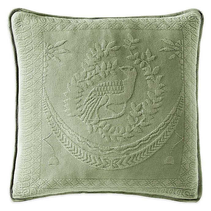 slide 1 of 1, Historic Charleston Collection Matelass Square Throw Pillow - Sage, 20 in