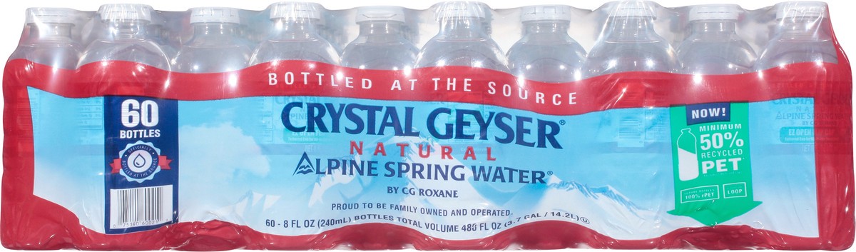 slide 9 of 13, Crystal Geyser Natural Alpine Spring Water - 60 ct, 60 ct