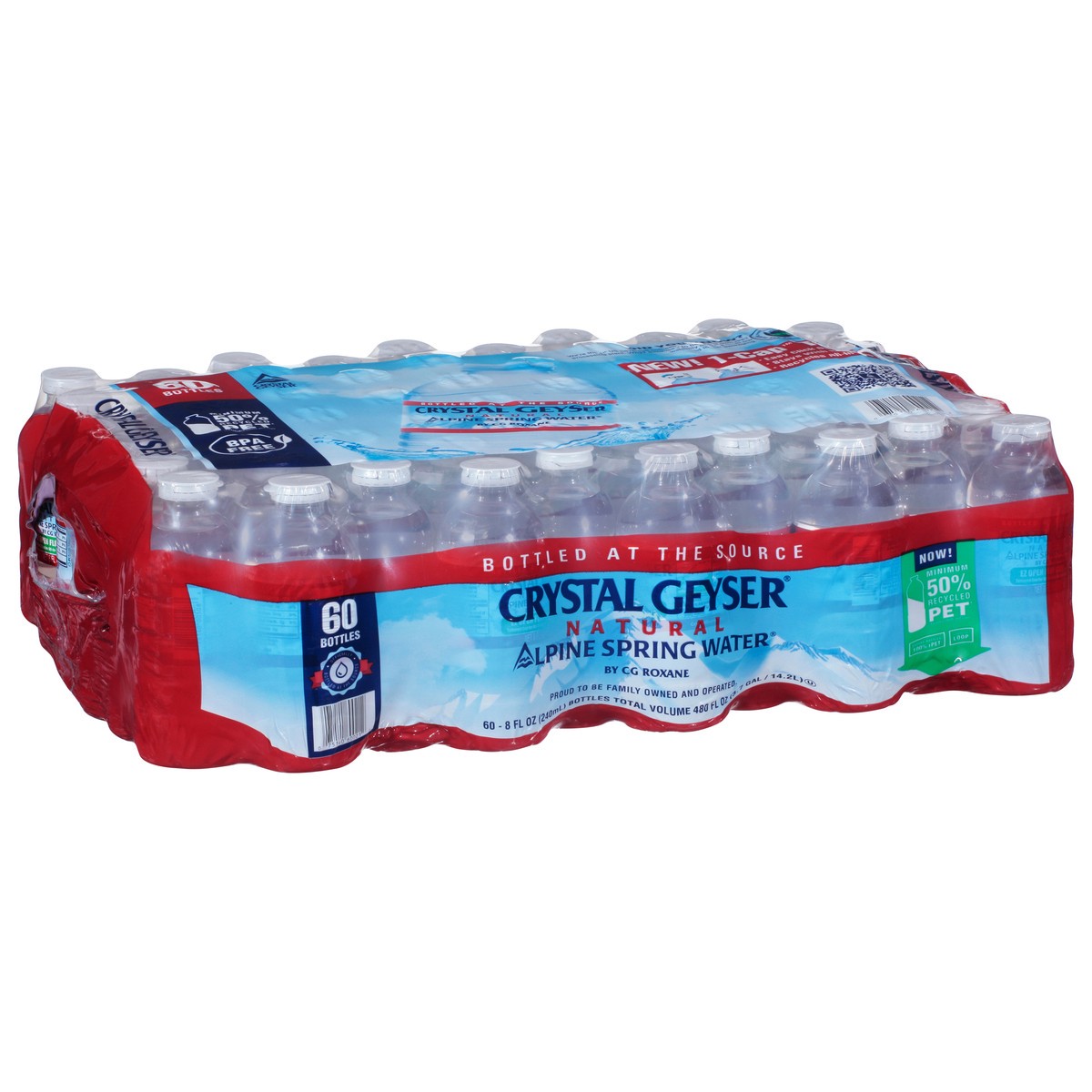 slide 2 of 13, Crystal Geyser Natural Alpine Spring Water - 60 ct, 60 ct