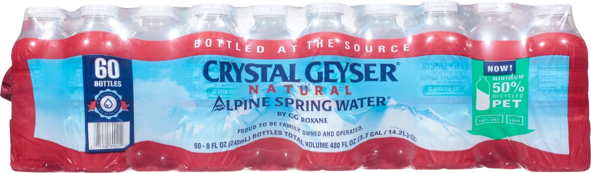 slide 11 of 13, Crystal Geyser Natural Alpine Spring Water - 60 ct, 60 ct