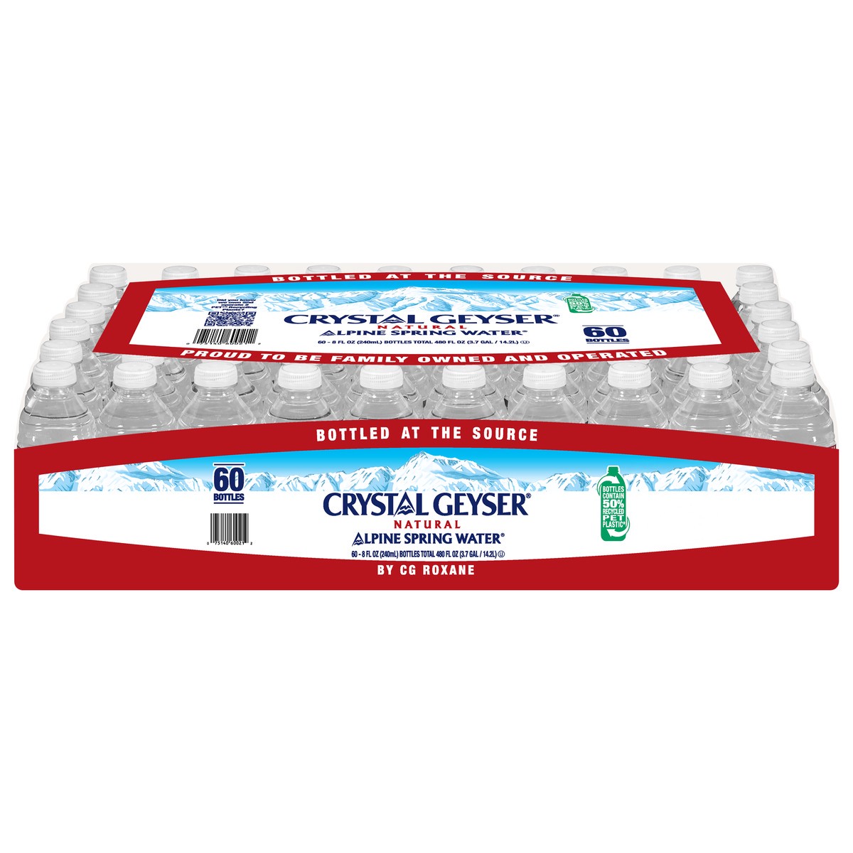 slide 1 of 13, Crystal Geyser Natural Alpine Spring Water - 60 ct, 60 ct