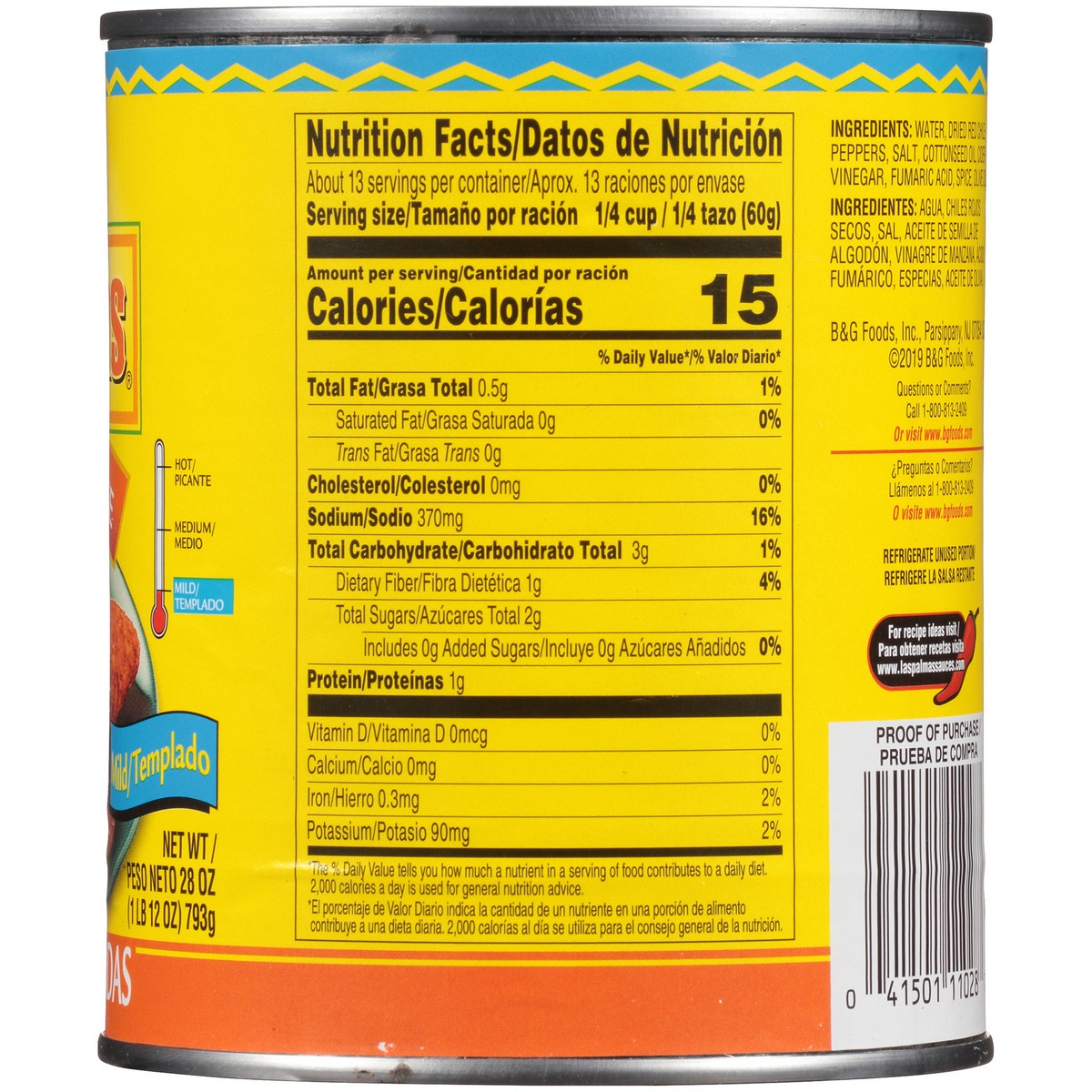 slide 2 of 13, Las Palmas Mild Enchilada Sauce, 28 oz, 28 oz