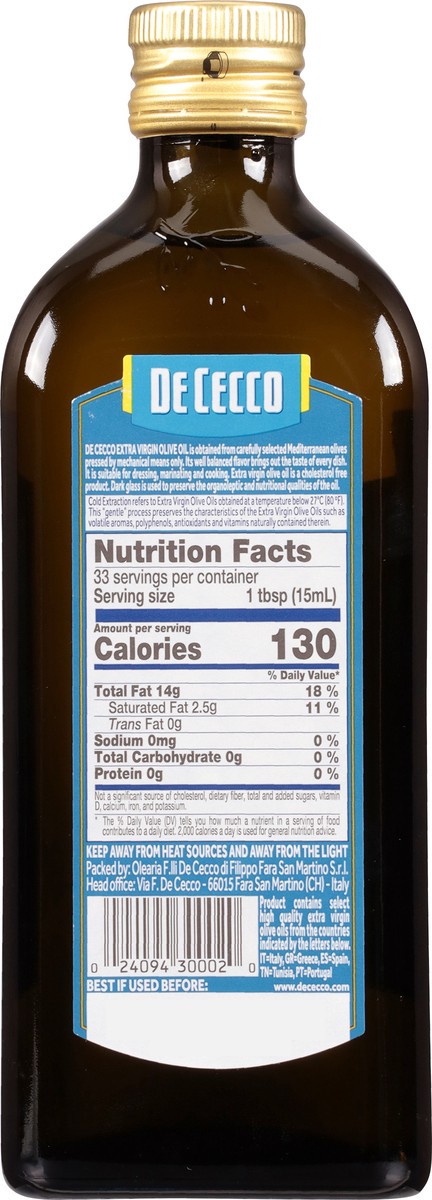 slide 6 of 12, De Cecco Classico Extra Virgin Olive Oil 16.9 fl oz, 16.9 fl oz