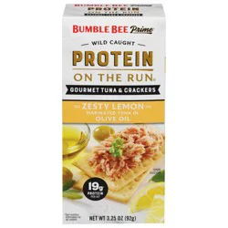 Bumble Bee Prime Zesty Lemon Gourmet Tuna & Crackers 3.25 oz