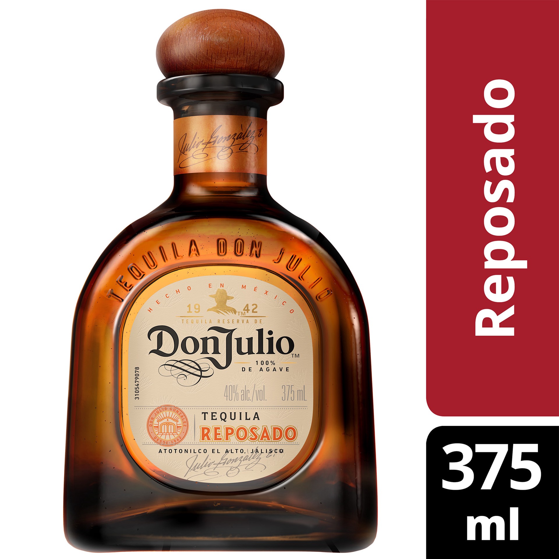 slide 3 of 4, Don Julio Reposado Tequila, 375 mL, 375 ml