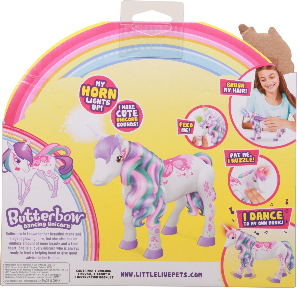 slide 5 of 9, Little Live Pets 5+ Butterbow Dancing Unicorn Toy 1 ea, 1 ea