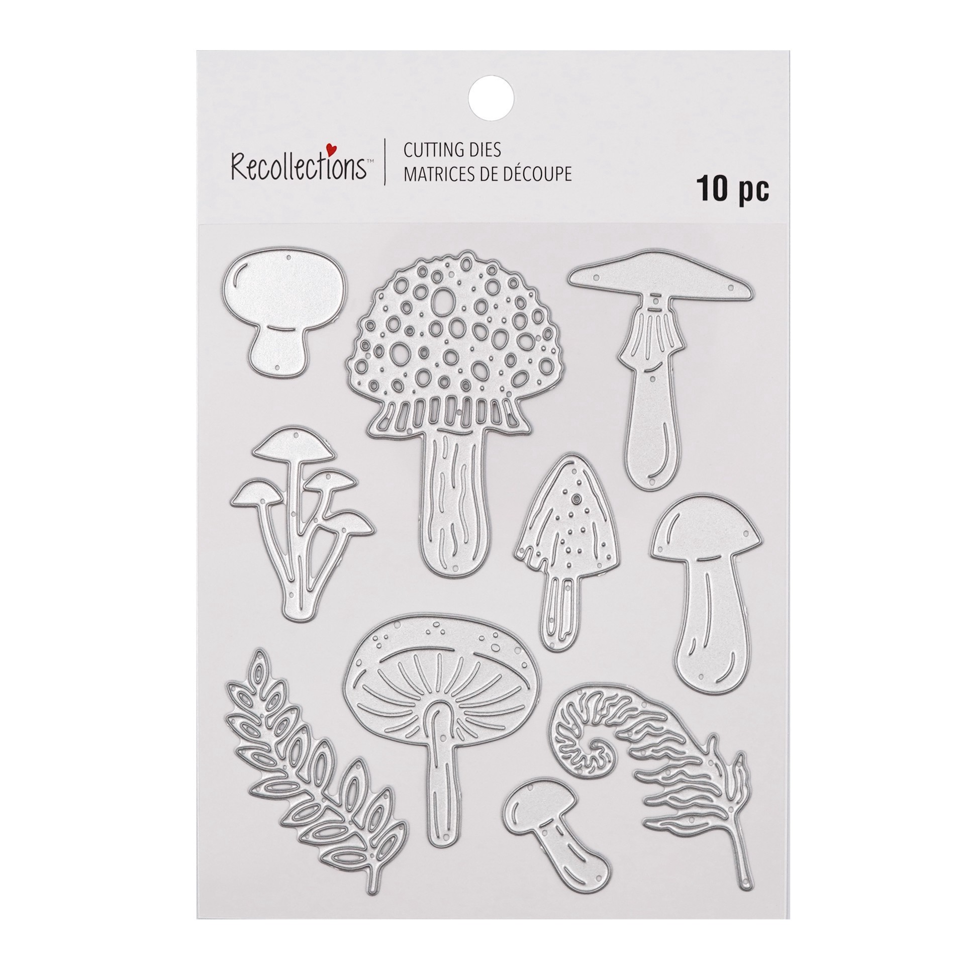 slide 3 of 3, Mushroom Cutting Die Set By Recollections, 4 in x 6 in