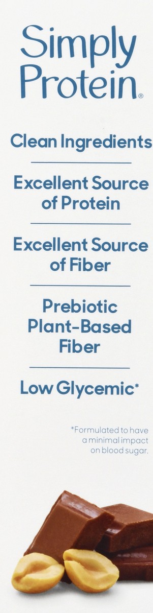 slide 4 of 13, SimplyProtein Peanut Butter Chocolate Crispy Bars 4 ea, 4 ct