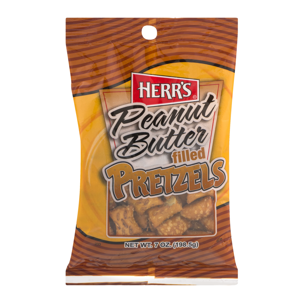 slide 1 of 1, Herr's Peanut Butter Pretzel Nuggets, 7 oz