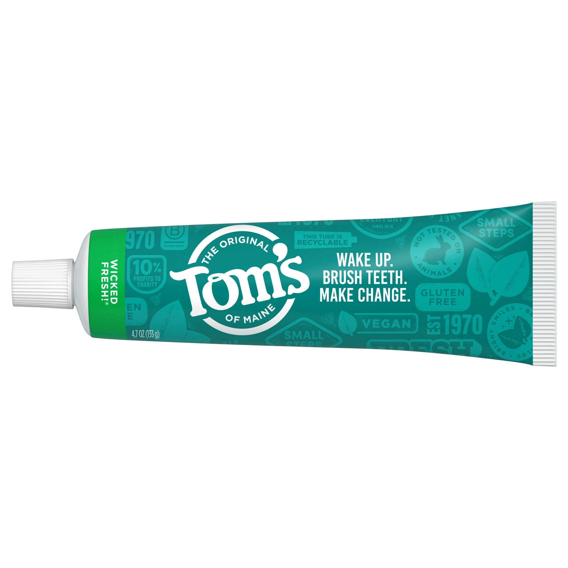 slide 4 of 5, Tom's of Maine Wicked Fresh! Natural Toothpaste With Fluoride, Spearmint Ice, 4.7 oz., 4.7 oz