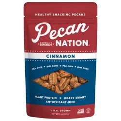 Pecan Nation Cinnamon Snacking Pecans 5oz