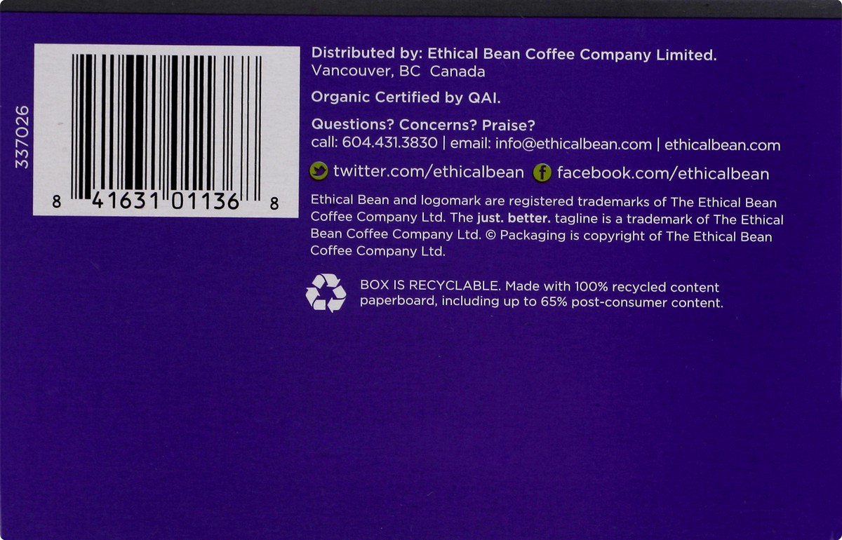 slide 6 of 8, Ethical Bean Coffee Coffee 12 ea, 12 ct