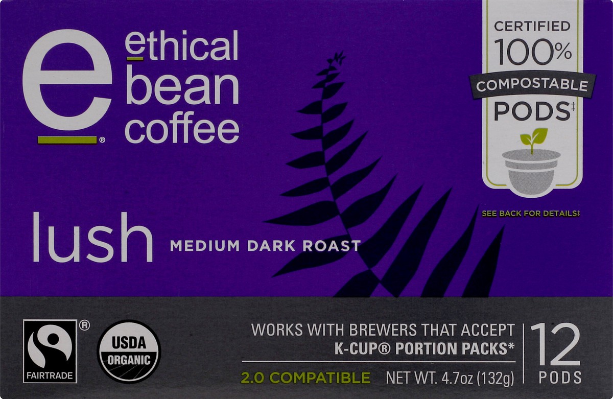 slide 1 of 8, Ethical Bean Coffee Coffee 12 ea, 12 ct