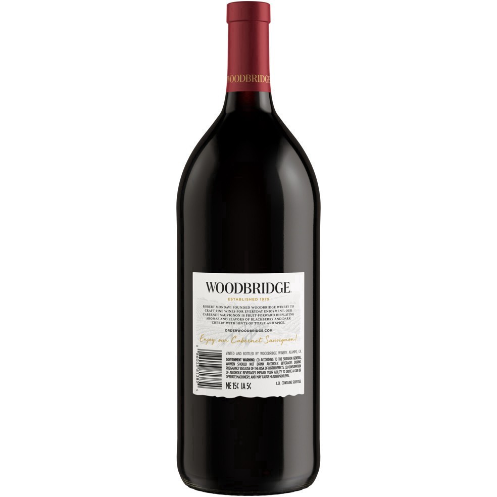 slide 22 of 40, Woodbridge by Robert Mondavi Cabernet Sauvignon Red Wine, 1.5 L Bottle, 50.72 fl oz