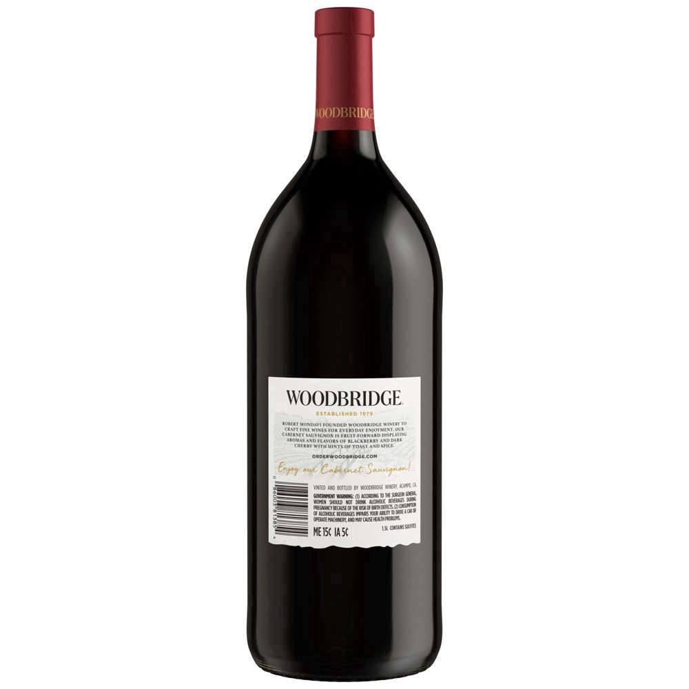 slide 32 of 40, Woodbridge by Robert Mondavi Cabernet Sauvignon Red Wine, 1.5 L Bottle, 50.72 fl oz