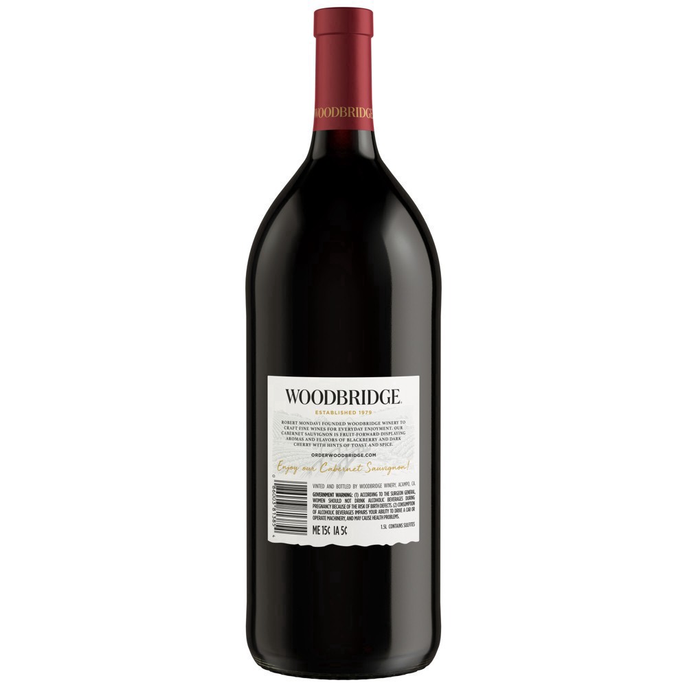 slide 37 of 40, Woodbridge by Robert Mondavi Cabernet Sauvignon Red Wine, 1.5 L Bottle, 50.72 fl oz