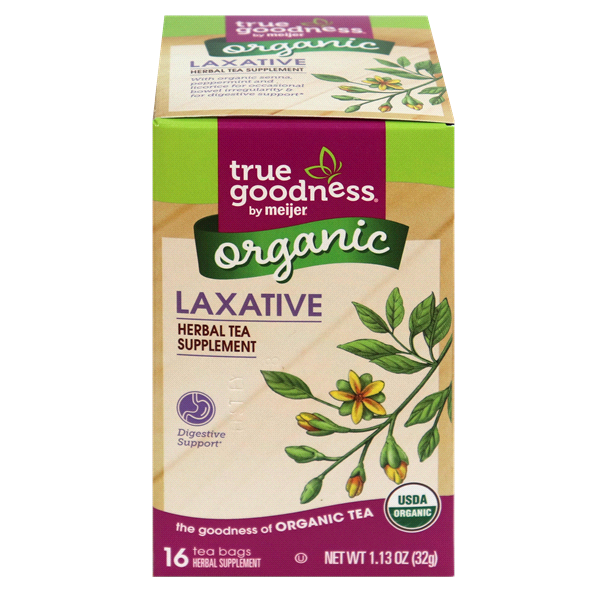 slide 1 of 5, True Goodness Organic Laxative Tea, 1.13 oz