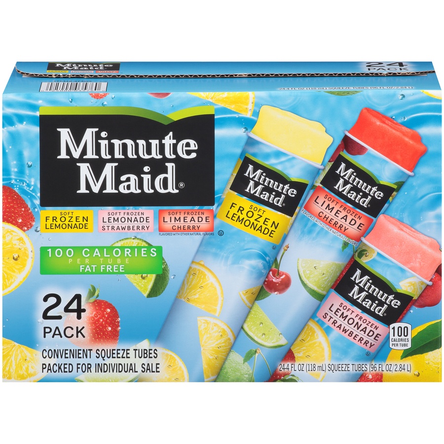 slide 1 of 8, Minute Maid Frozen Lemonade, 24 ct