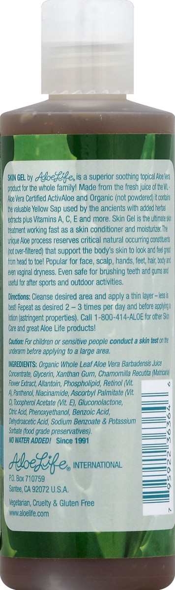 slide 2 of 3, Aloe Life Al Skin Gel/Herb, 8 oz