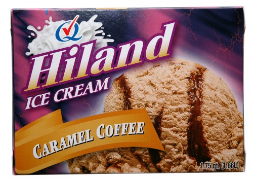slide 1 of 1, Hiland Dairy Caramel Coffee Ice Cream, 56 oz
