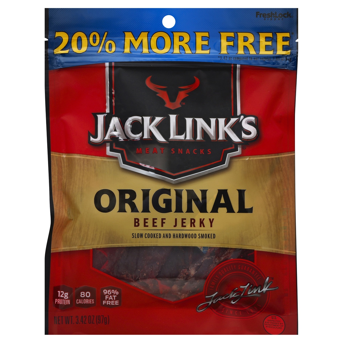 slide 1 of 1, Jack Link's Beef Jerky 3.42 oz, 3.42 oz