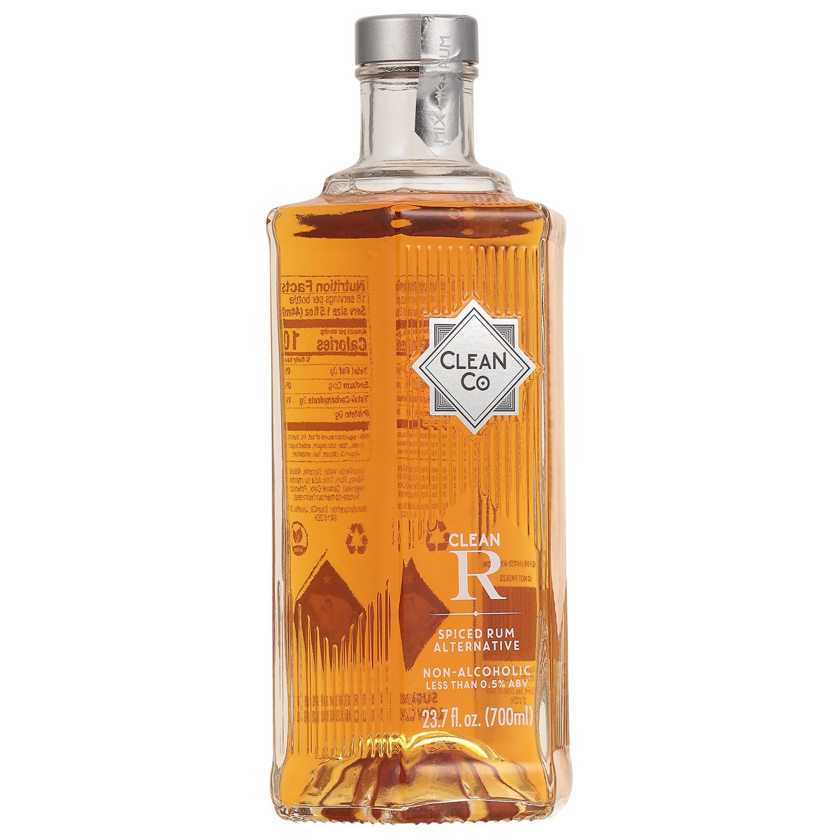 slide 3 of 9, CleanCo Non-Alcoholic, Spiced Rum Alternative, 23.7 fl oz