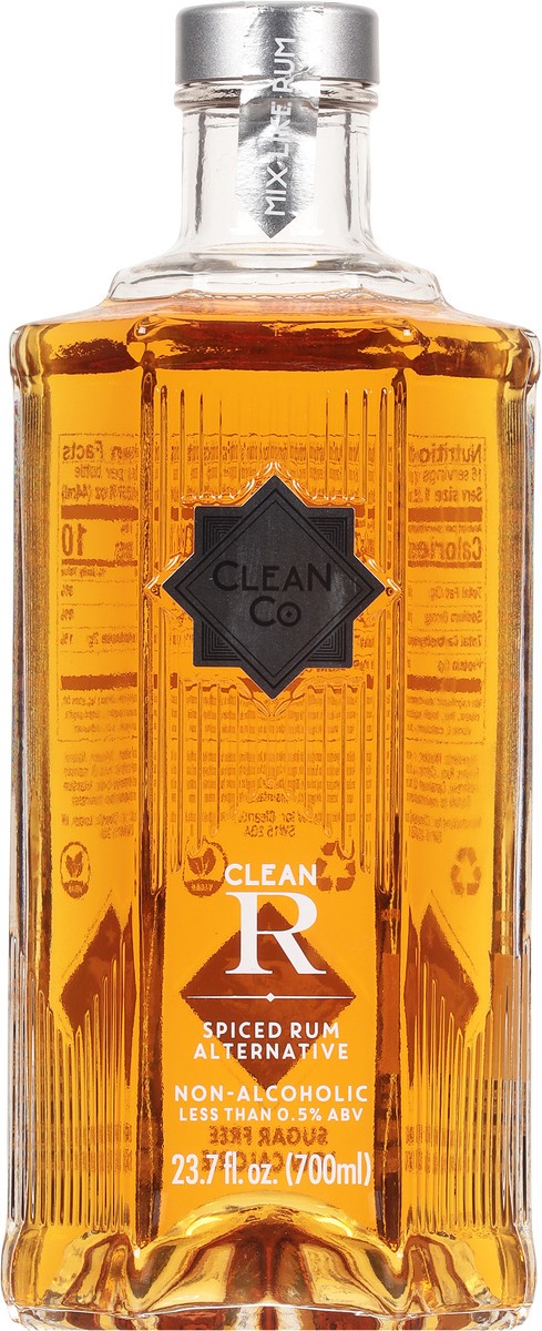 slide 9 of 9, CleanCo Non-Alcoholic, Spiced Rum Alternative, 23.7 fl oz