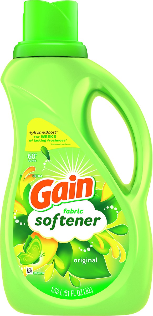 slide 1 of 5, Gain Ultra Original Fabric Softener 1.53 lt, 1.53 L