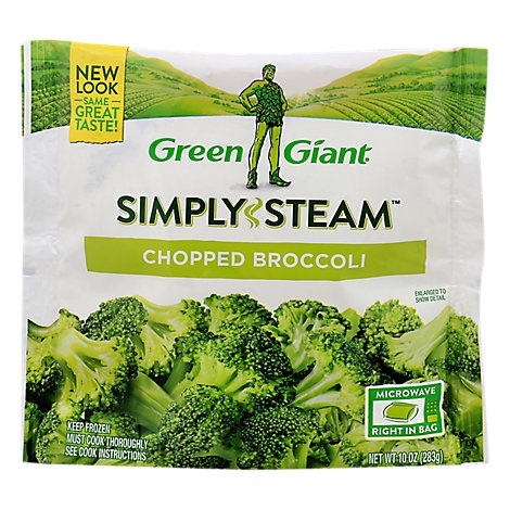 slide 1 of 1, Green Giant Steamers Broccoli Chopped, 12 oz