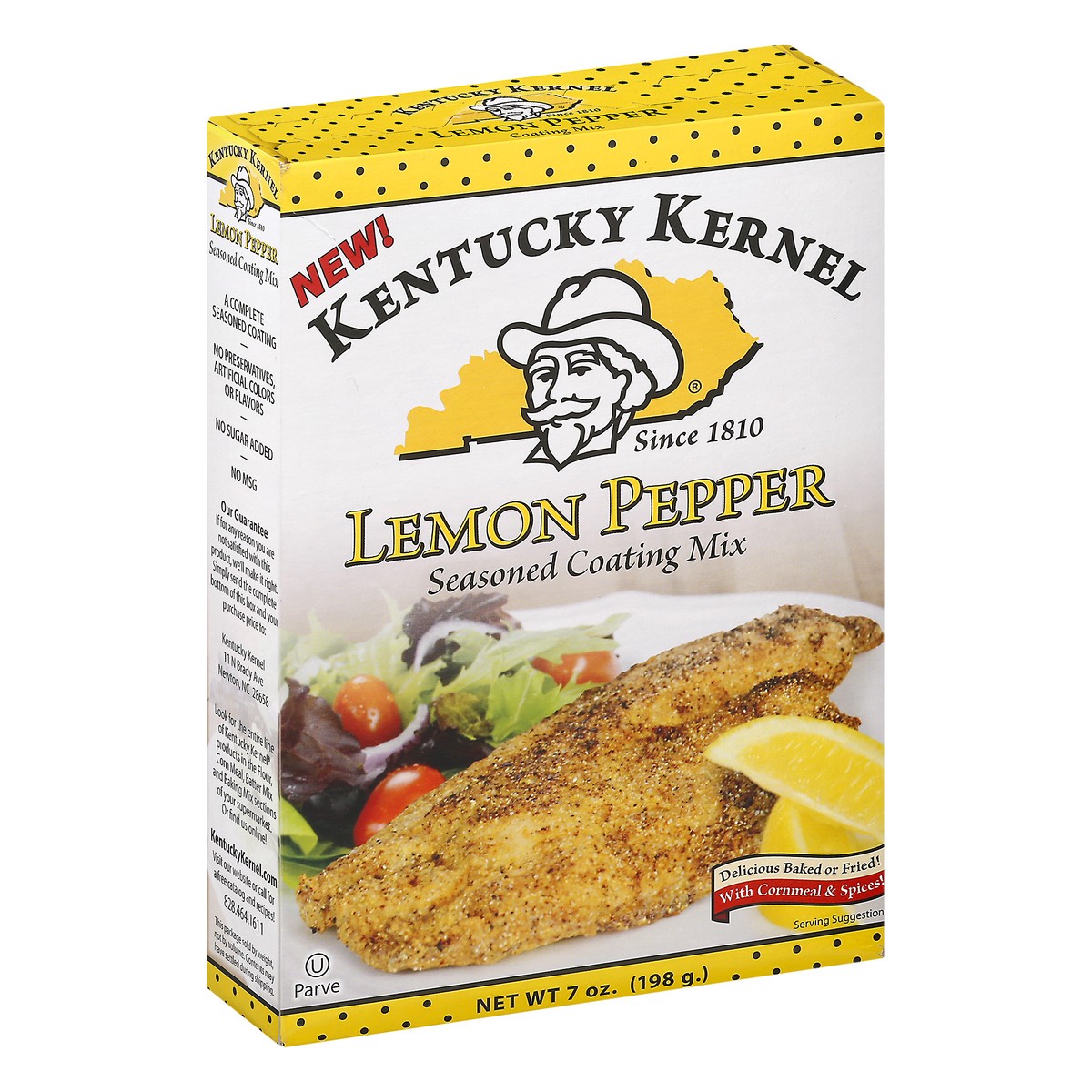 slide 3 of 9, Kentucky Kernel Lemon Pepper Seasoned Coating Mix 7 oz, 7 oz