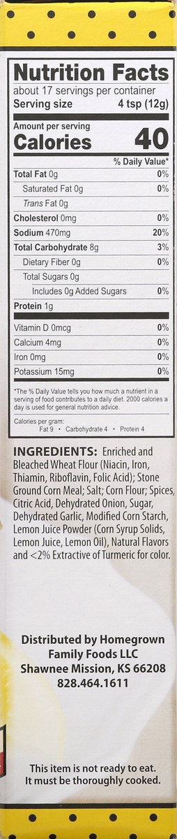 slide 8 of 9, Kentucky Kernel Lemon Pepper Seasoned Coating Mix 7 oz, 7 oz