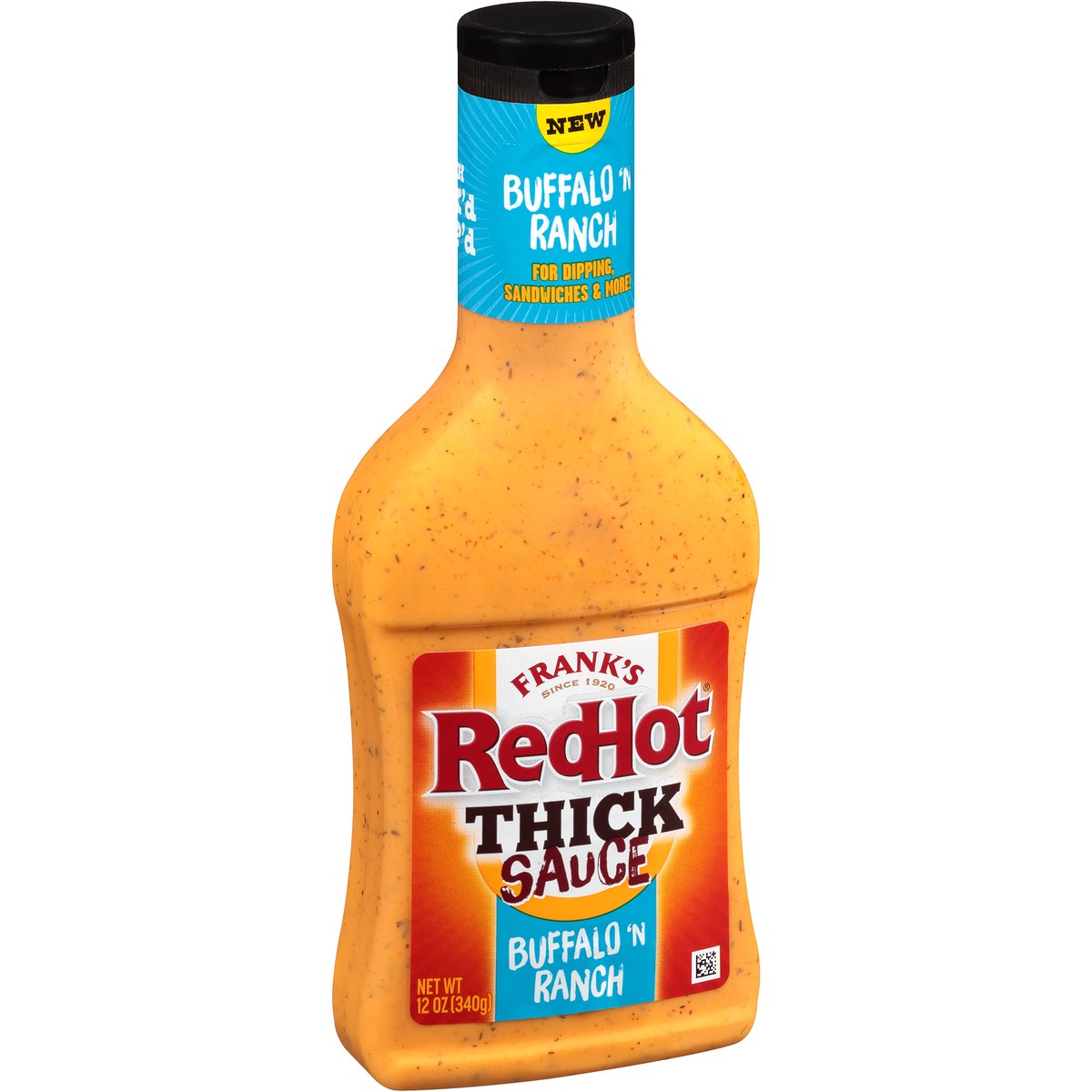 slide 9 of 13, Frank's RedHot Buffalo 'N Ranch Thick Hot Sauce, 12 oz, 12 oz