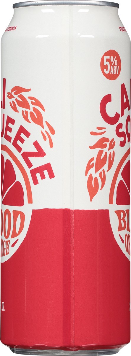 slide 9 of 10, Cali Squeeze Blood Orange Wheat Ale Craft Beer, 24 fl oz Can, 5% ABV, 24 fl oz