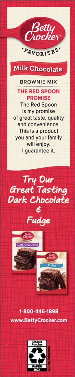 slide 7 of 9, Betty Crocker Milk Chocolate Brownie Mix Family Size, 18.4 oz, 18.4 oz