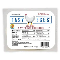 Michael Foods Easy Eggs Cage-Free Peeled Hard Cooked Eggs