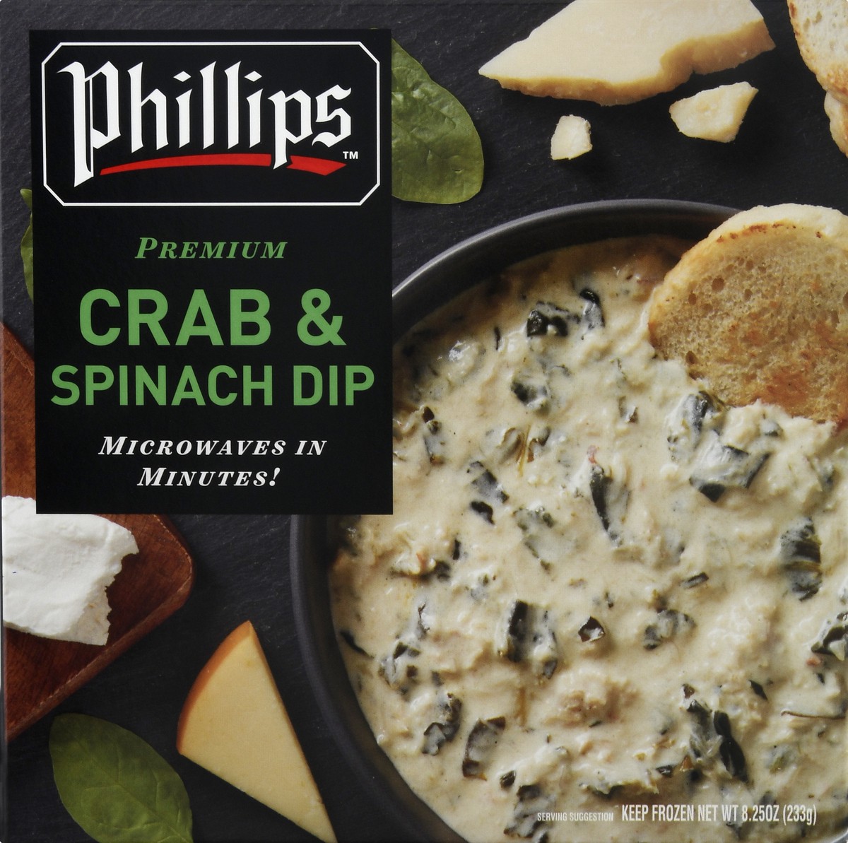 slide 7 of 13, Philips Premium Crab & Spinach Dip 8.25 oz, 8.25 oz