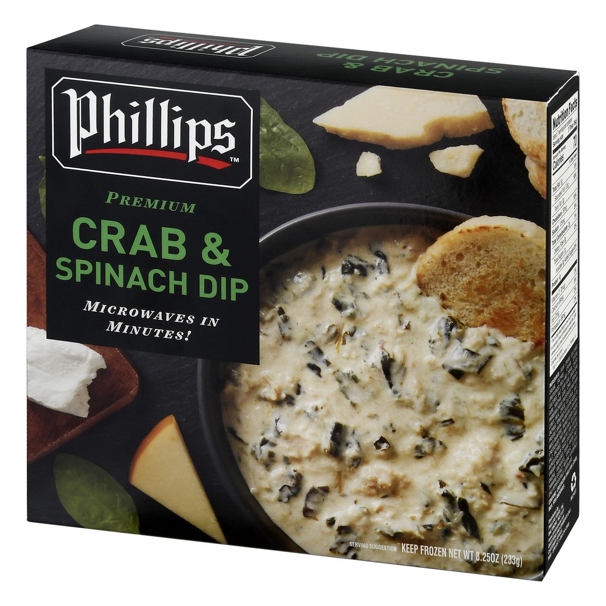 slide 4 of 13, Philips Premium Crab & Spinach Dip 8.25 oz, 8.25 oz