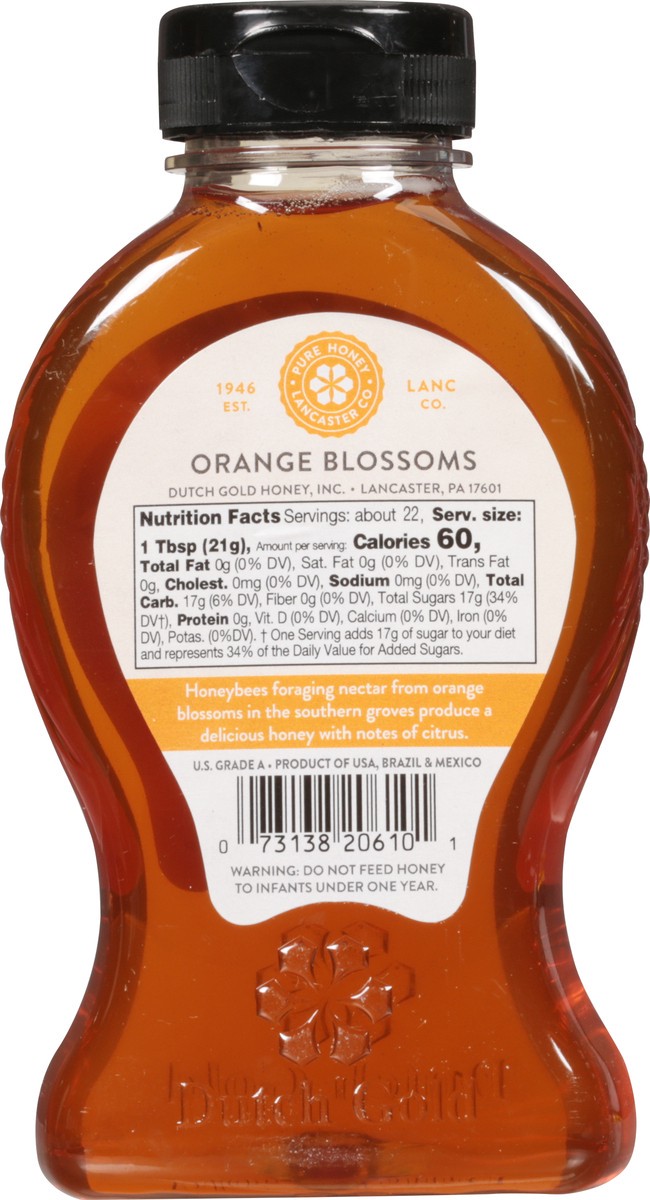 slide 5 of 9, Dutch Gold Dutch Orange Blossom Honey, 16 oz
