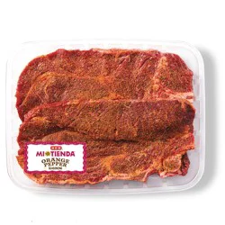 H-E-B Mi Tienda Seasoned Bone-in Beef Agujas – Orange Pepper – Value Pack
