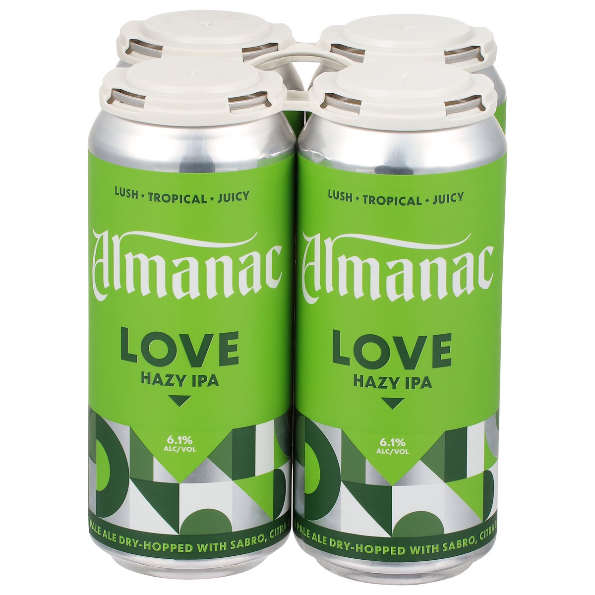 slide 1 of 9, Almanac Beer Co. Almanac Hazy IPA Love Beer 4 - 1 pt Cans, 4 ct; 16 oz